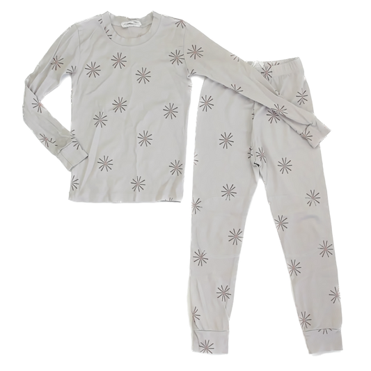 Chasing Windmills Unisex Tan 2-piece Pajamas Size: 5T Tan