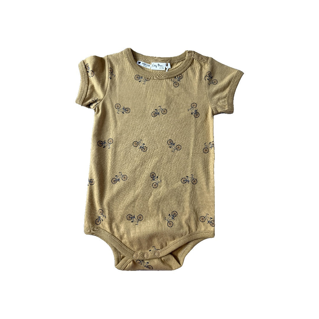 City Mouse Unisex Tan Onesie Size: 18-24 months Tan