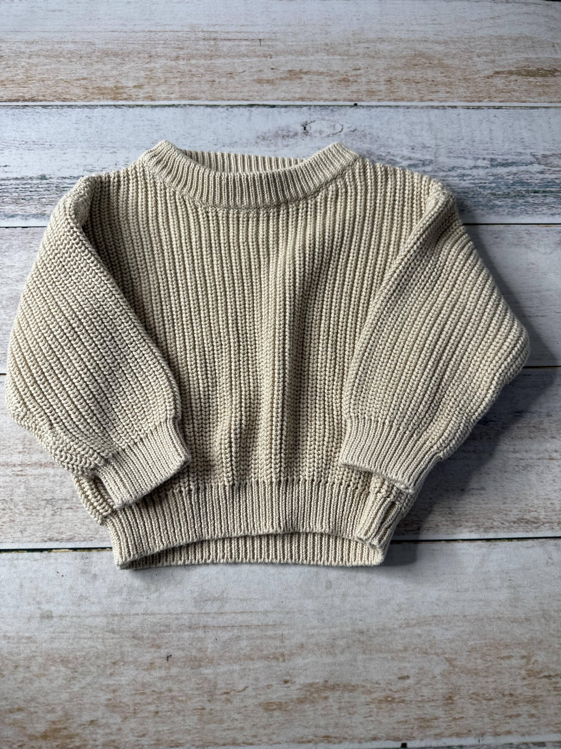 Baeb Basics Unisex Tan Sweater Size: 3-12 months Tan