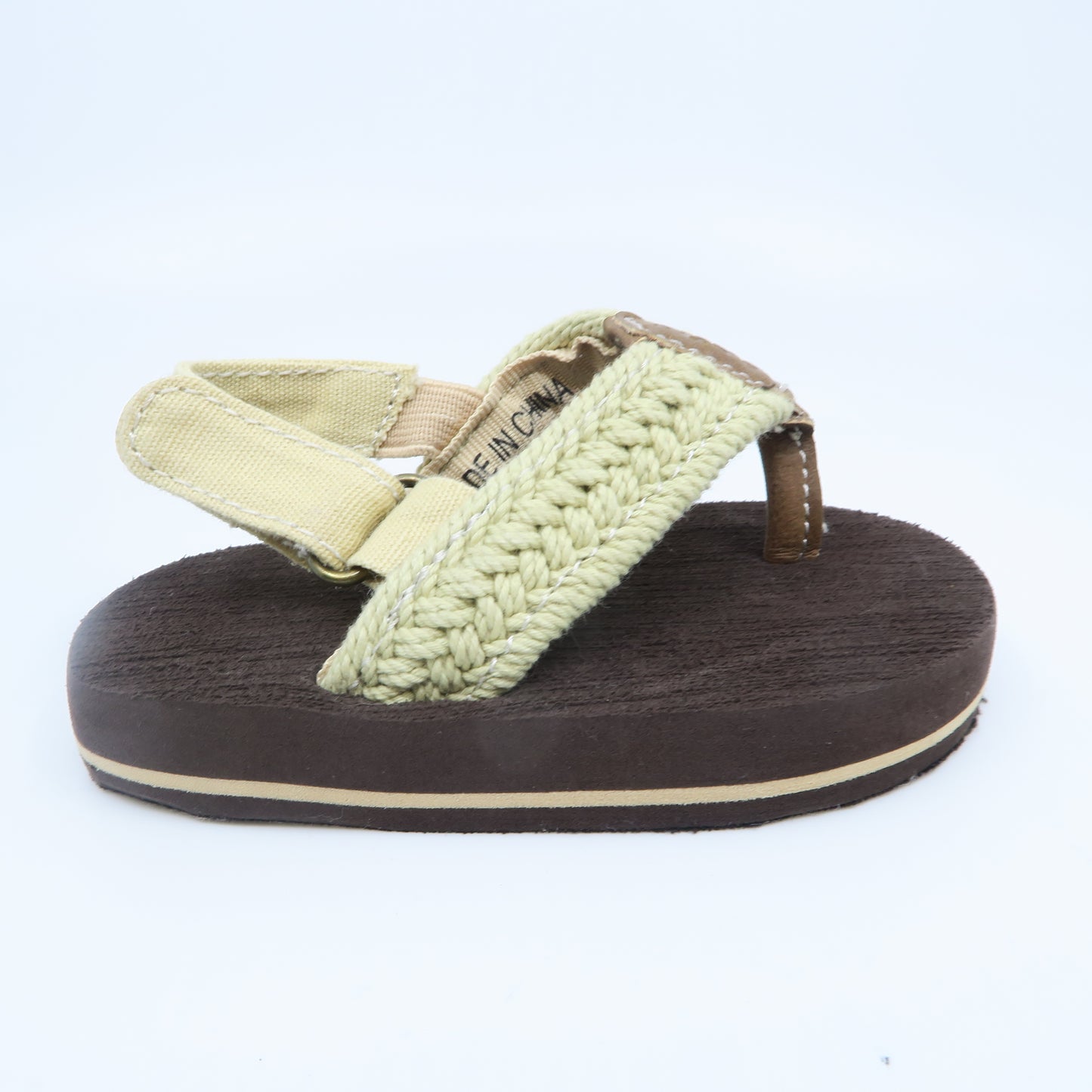 Izod Boys Tan Flip Flops Size: *3 Infant Tan