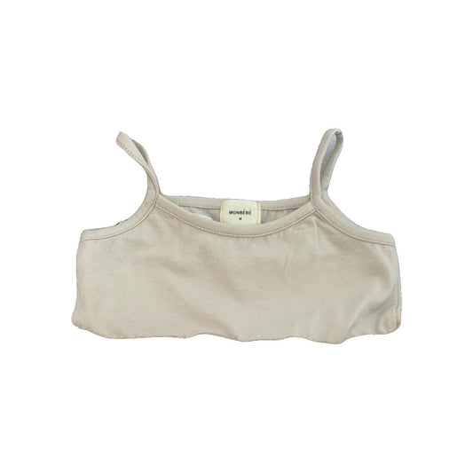 Monbebe Girls Tan Dress Size: 6-12 months Tan