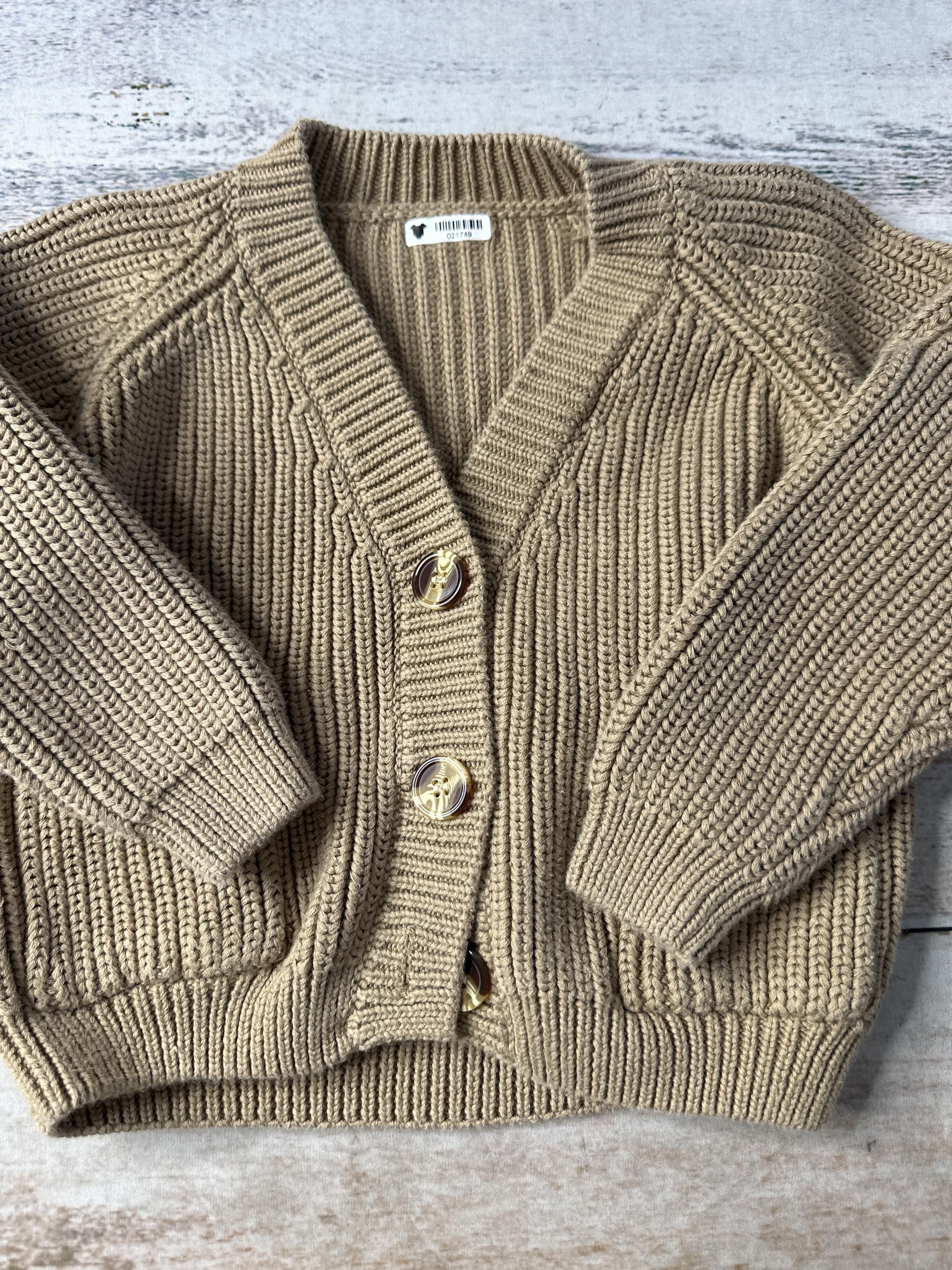 Unknown Unisex Tan Sweater Size: 9-12 Months Tan