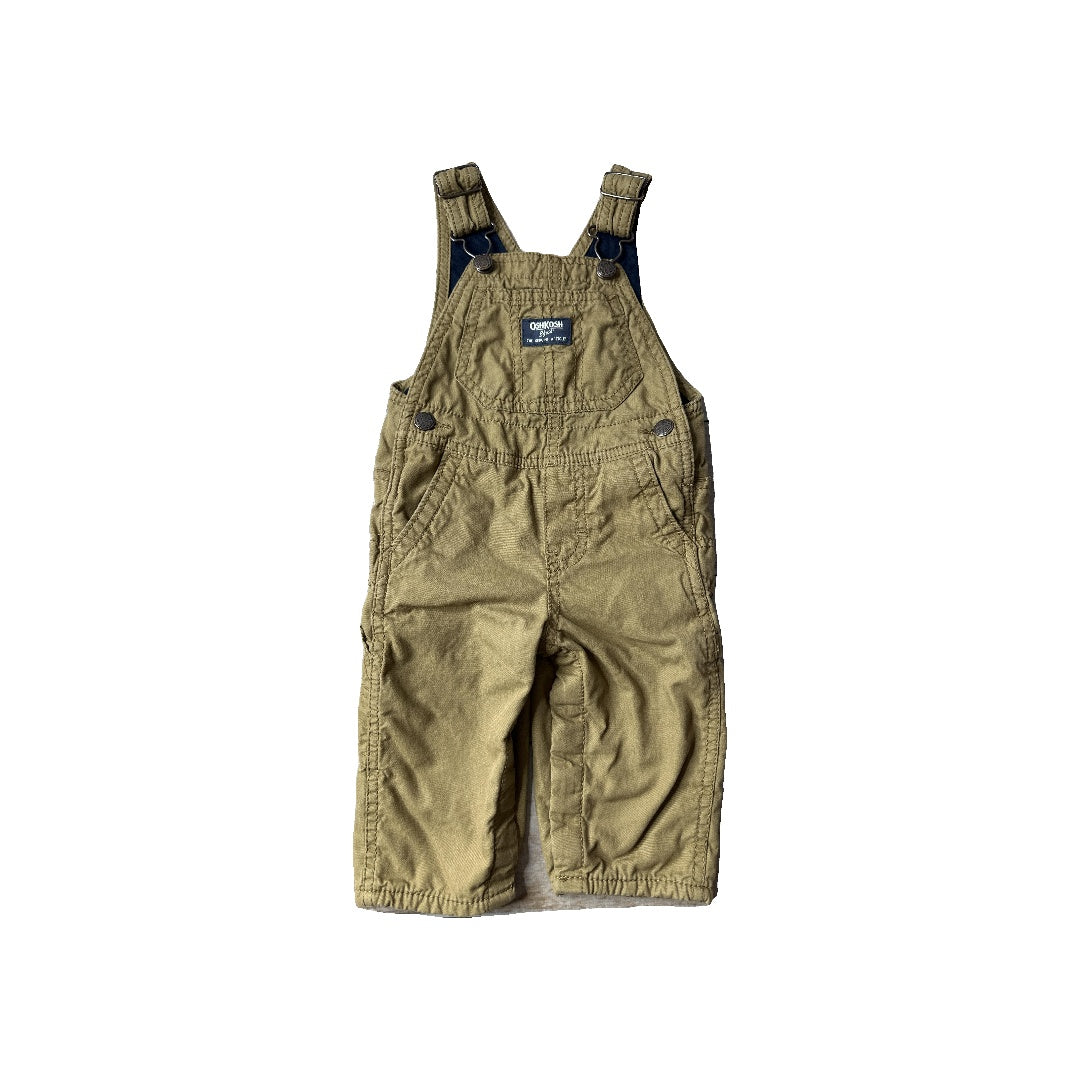 OshKosh Unisex Tan Overalls Size: 9 months Tan