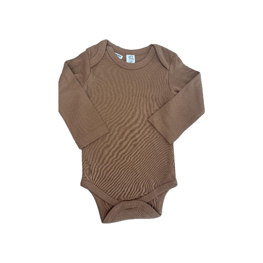 Colored Organics Boys Tan Onesie Size: 6-12 months Tan