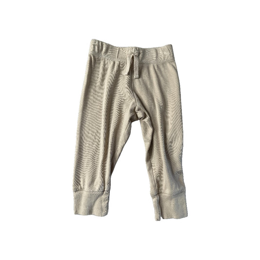 Colored Organics Unisex Tan Pants Size: 12-18 months Tan