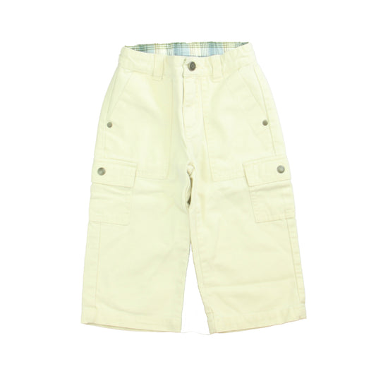 Janie and Jack Boys Tan Capri Pants Size: 18-24 Months Tan