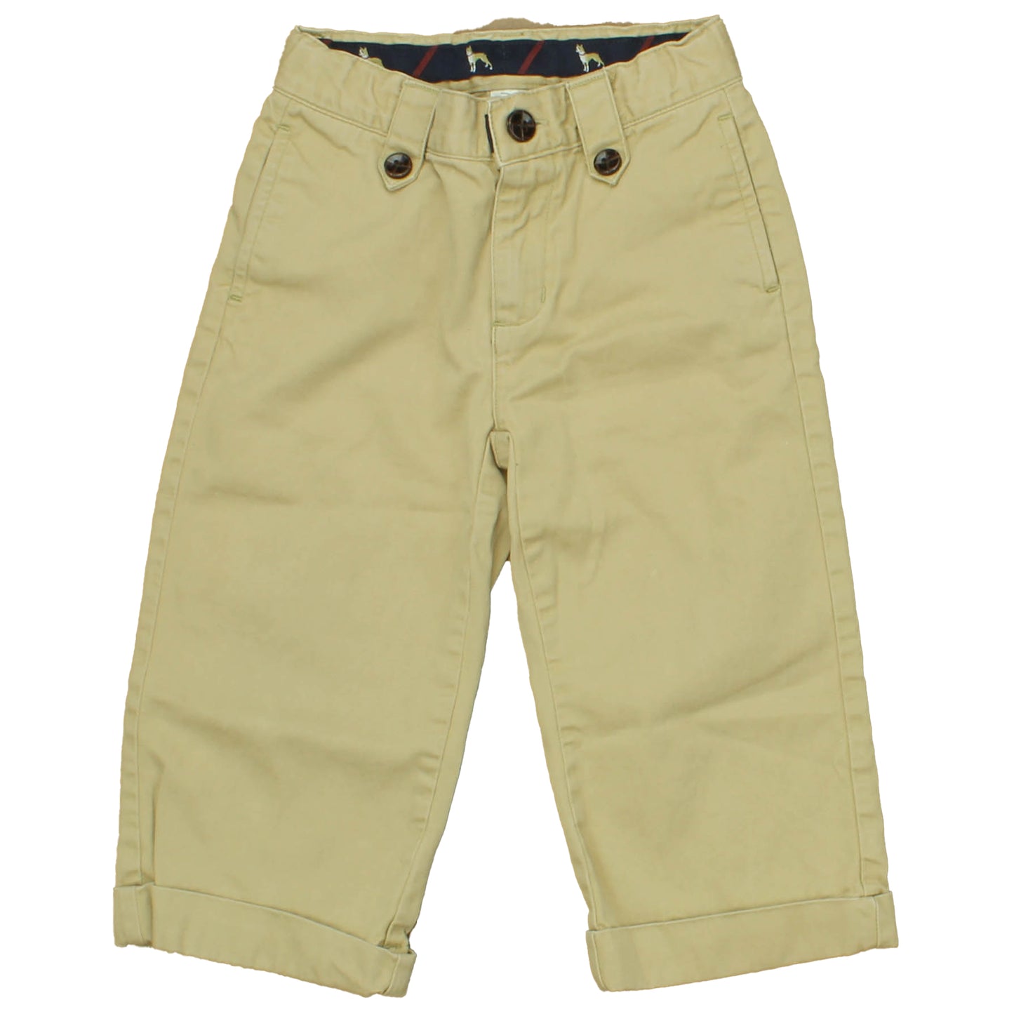 Janie and Jack Boys Tan Pants Size: 18-24 Months Tan