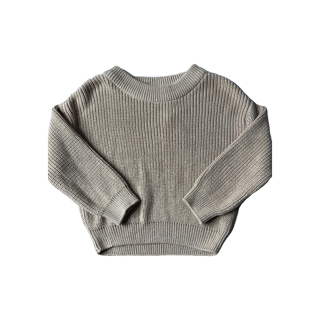 Colored Organics Unisex Tan Sweater Size: 3T Tan