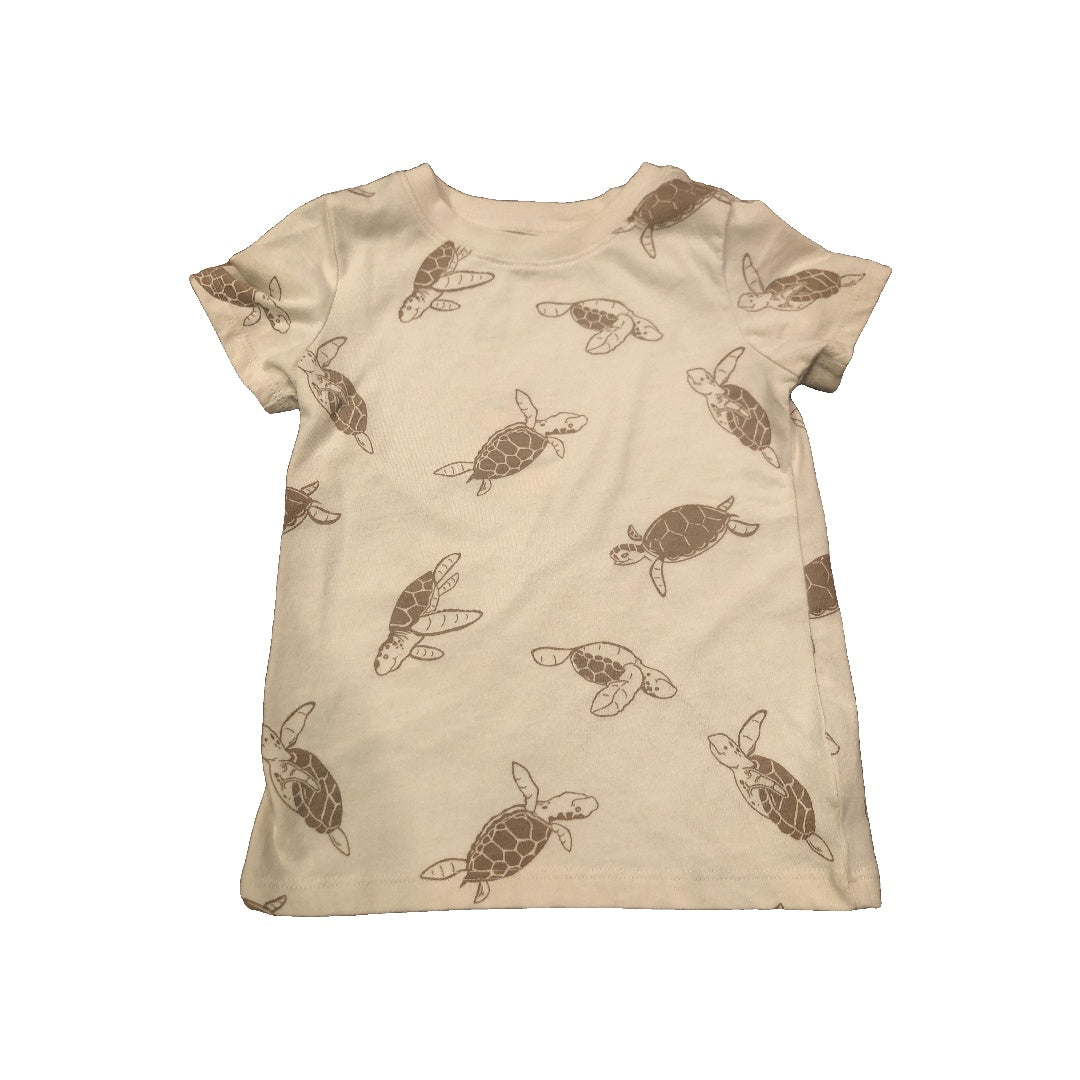 Cat & Jack Boys Tan T-Shirt Size: 2T Tan