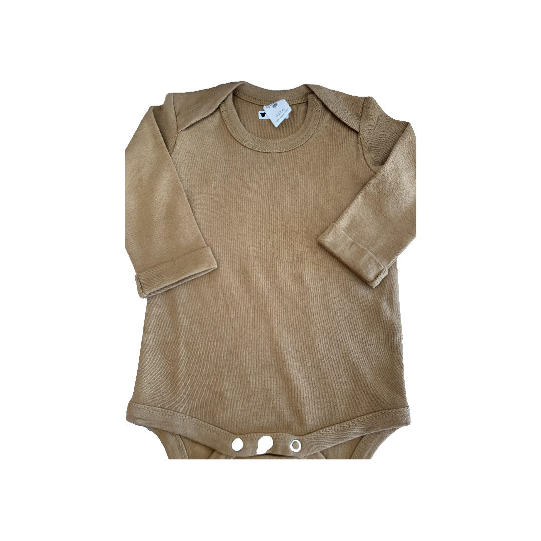 Kate Quinn Girls Tan Onesie Size: 6-12 months Tan
