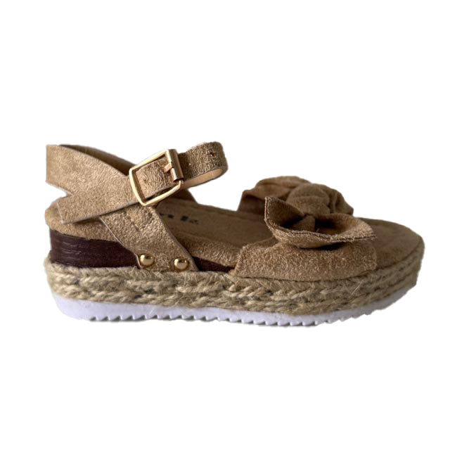 Link Girls Tan Sandals Size: 4 Infant