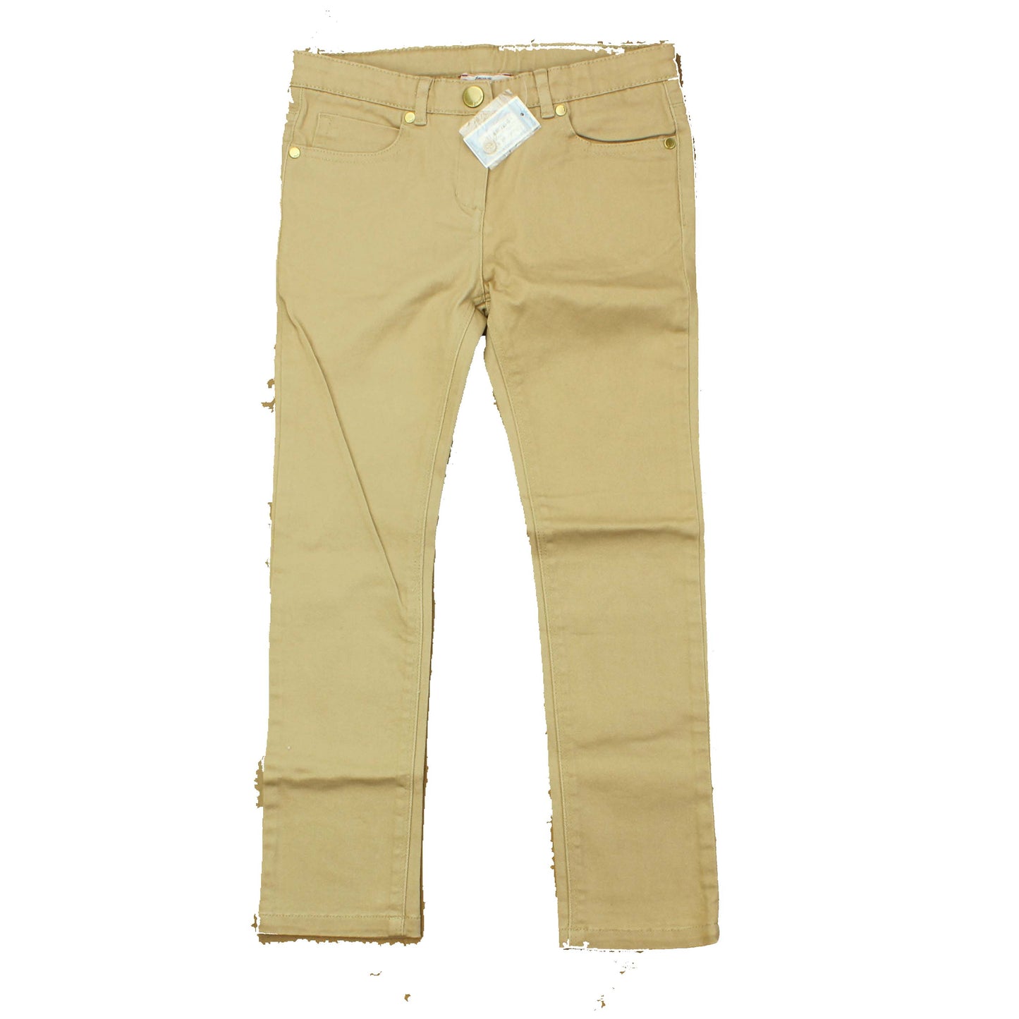 Jacadi Girls Tan Pants Size: 7 Years