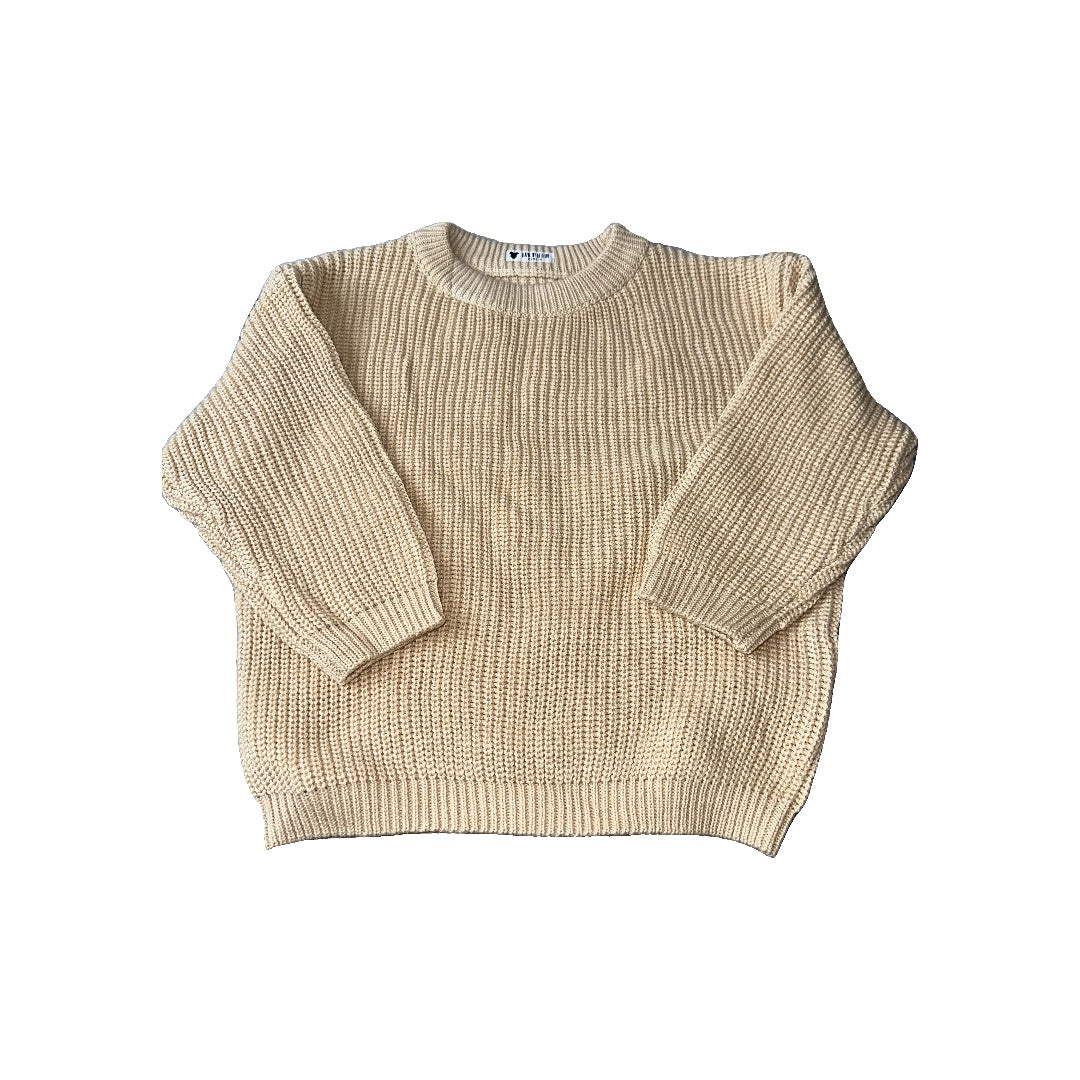 Unisex Tan Sweater Size: 12-18 months Tan