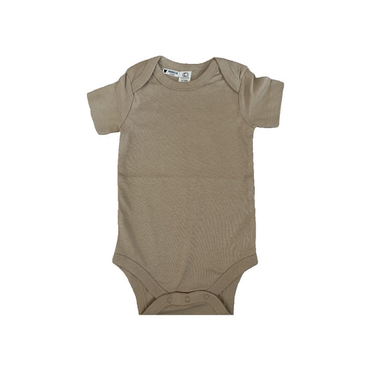Colored Organics Boys Tan Onesie Size: 12-18 months Tan