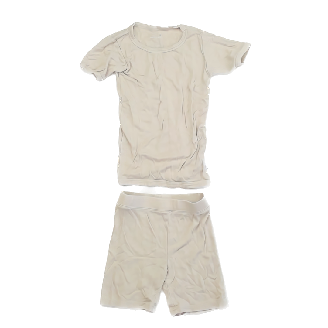 Dreamland Unisex Tan 2-piece Pajamas Size: 5T Tan