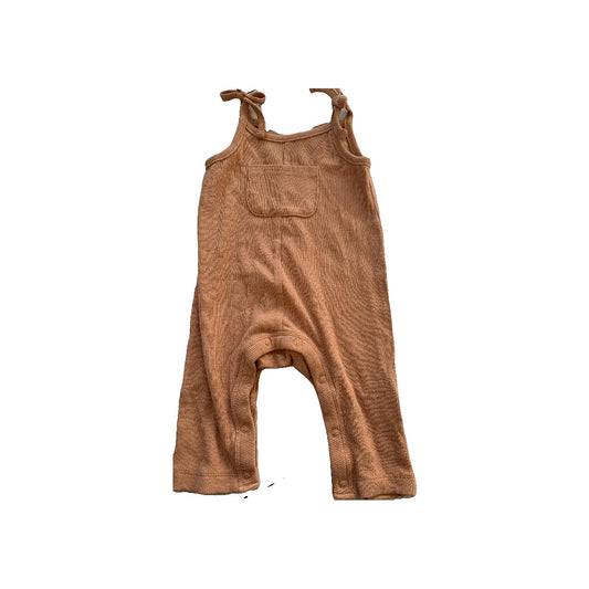 Grayson mini Girls Tan Romper Size: 3-6 months Tan