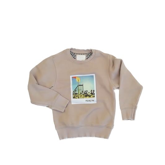 Denim & Flower Boys Tan Sweatshirt Size: 4T Tan