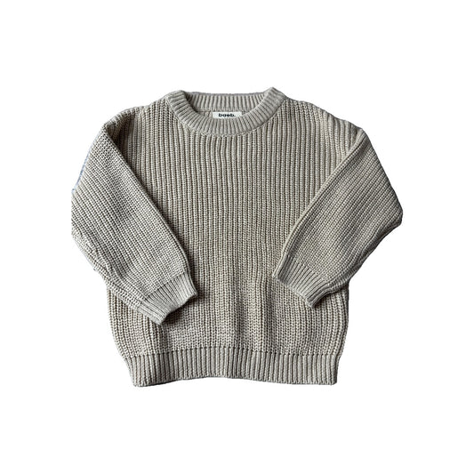 Baeb Basics Unisex Tan Sweater Size: 4-5 Years Tan