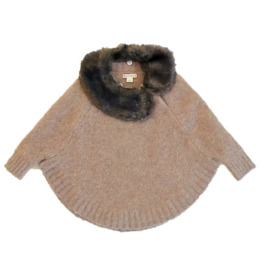 Crewcuts Girls Tan Poncho Size: 2-4T Tan