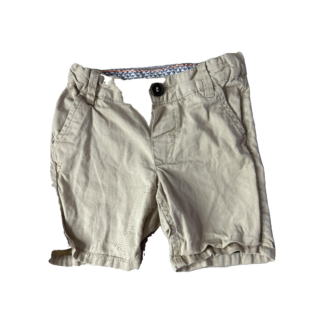 Boys Tan Shorts Size: 12-18 months Tan