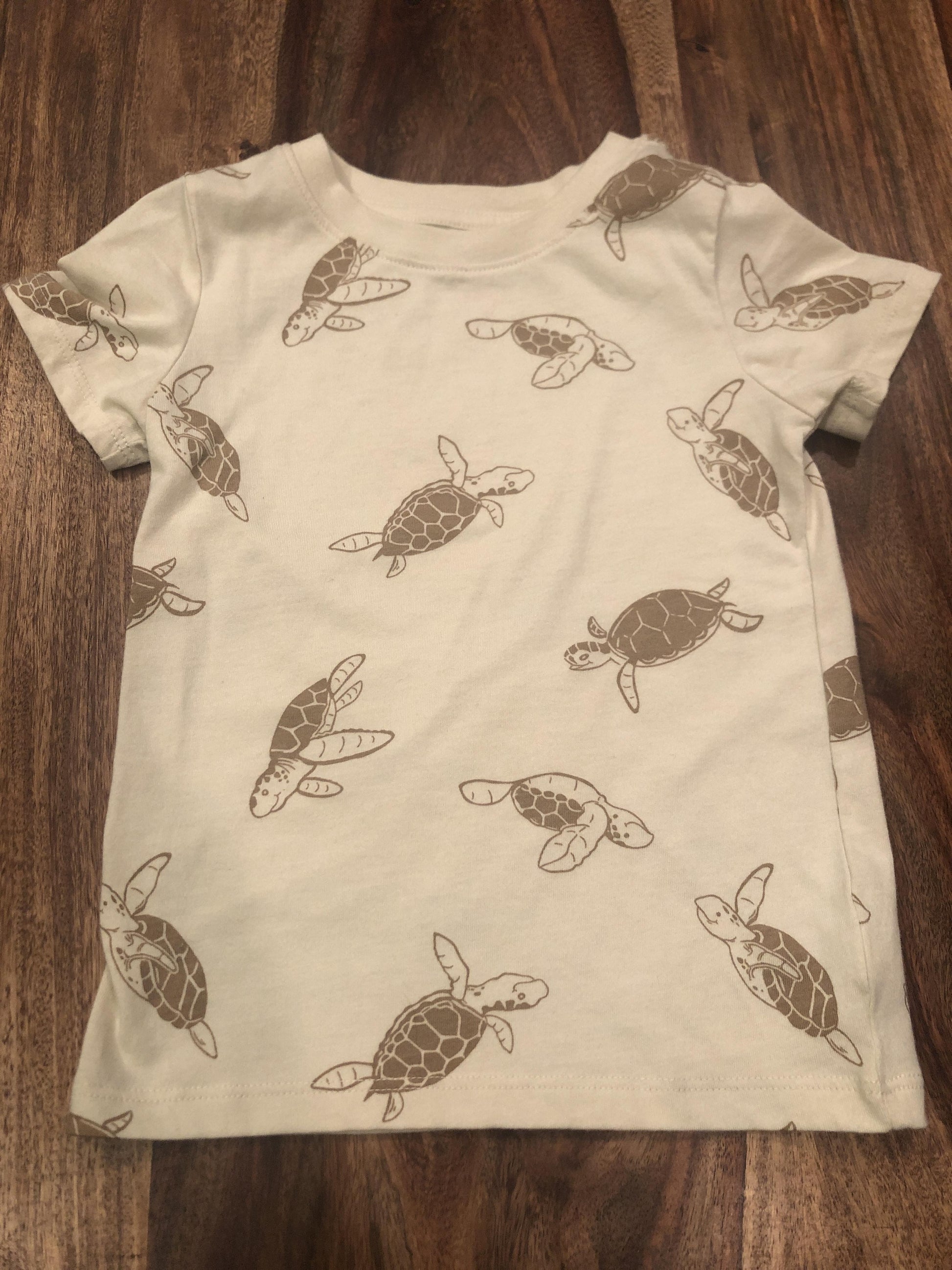 Cat & Jack Boys Tan T-Shirt Size: 2T Tan