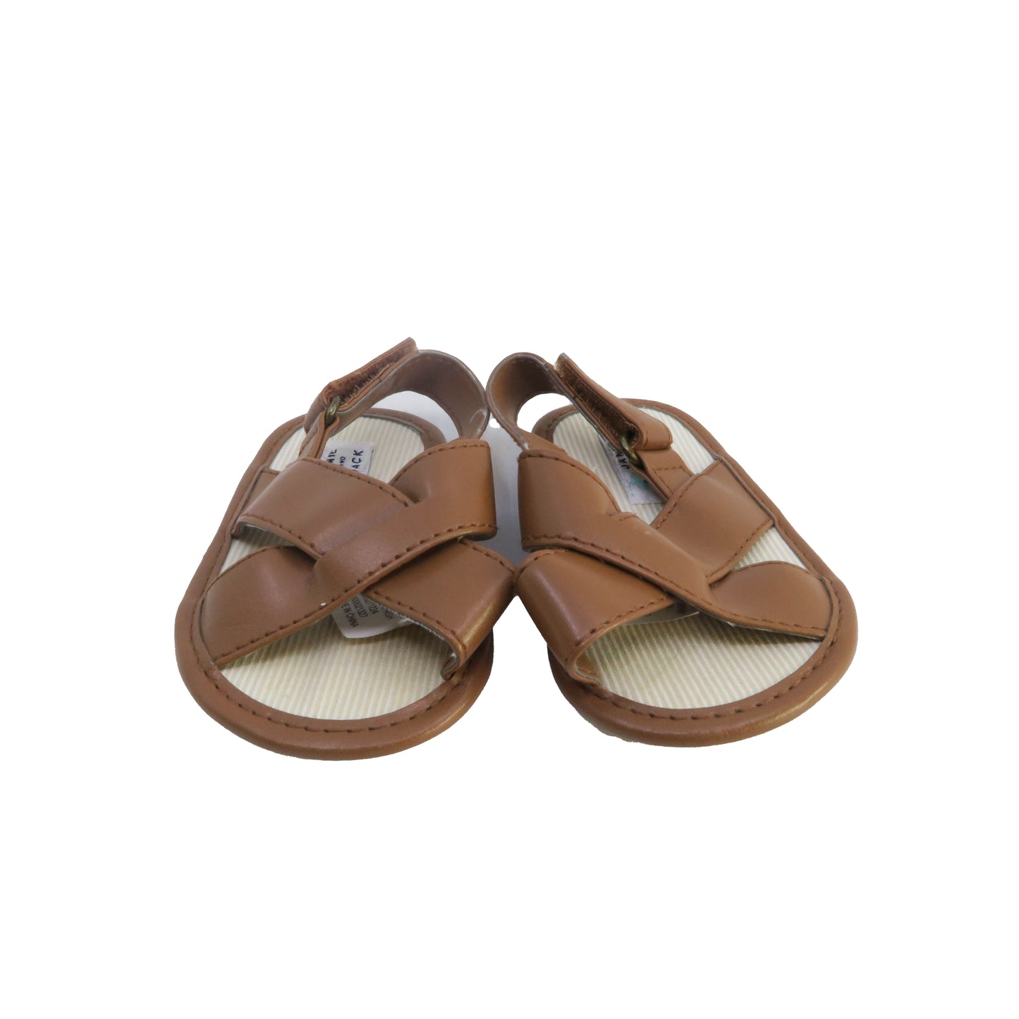 Janie and Jack Boys Tan Sandals Size: 6-12 Months Tan