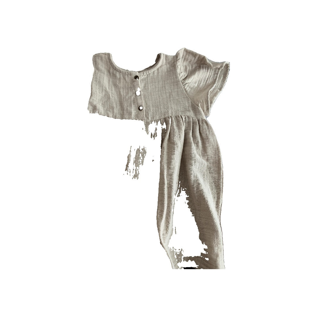 Na Pa Ani Girls Tan Dress Size: 4T Tan