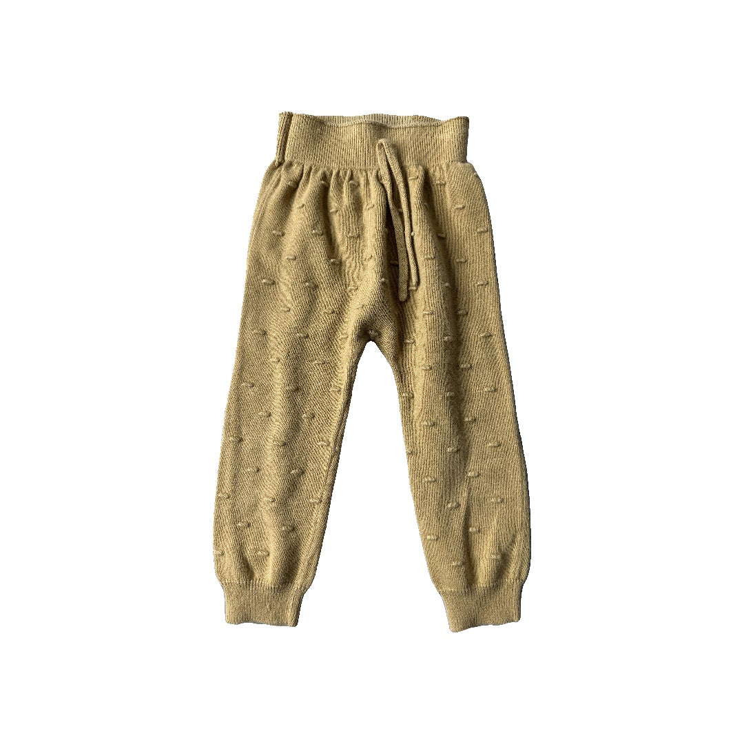 Quincy Mae Unisex Tan Pants Size: 18-24 months Tan