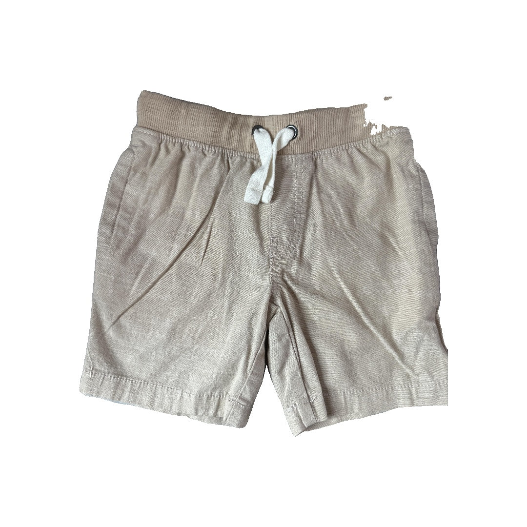 Car & Jack Unisex Tan Shorts Size: 4T Tan