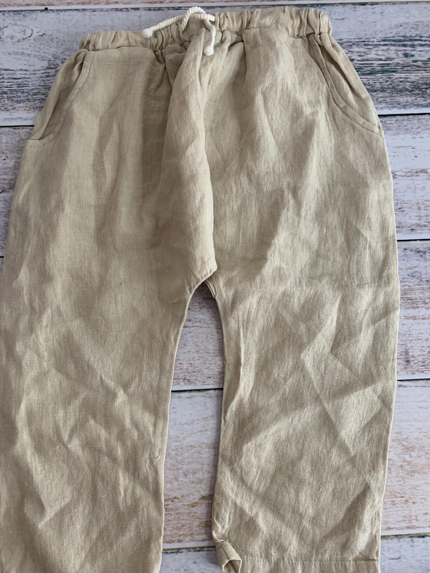 The Simple Folk Boys Tan Pants Size: 2-3 Years Tan