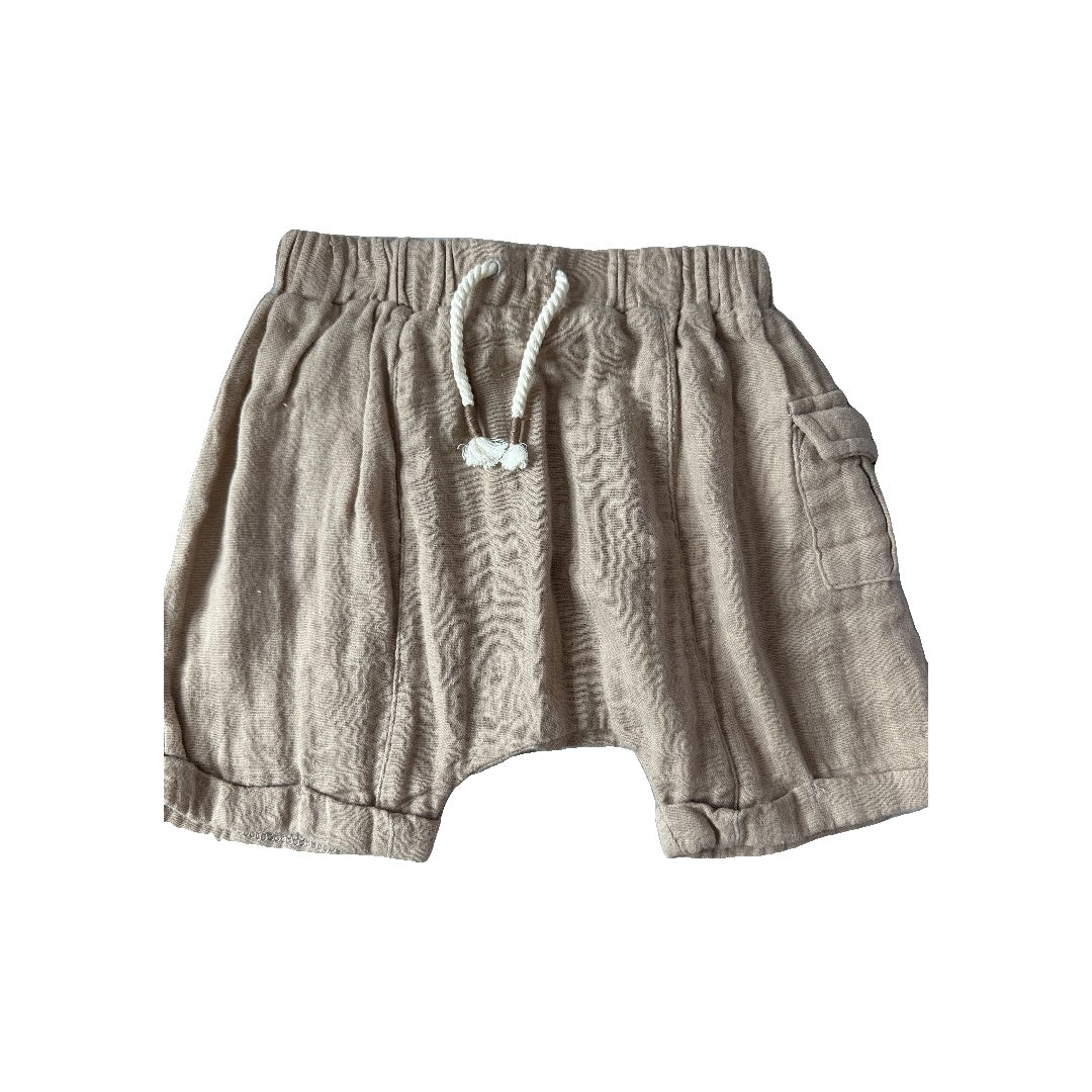 Peek Boys Tan Shorts Size: 6-12 months Tan