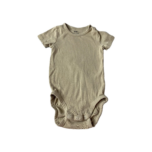 H&M Boys Tan Onesie Size: 12M Tan