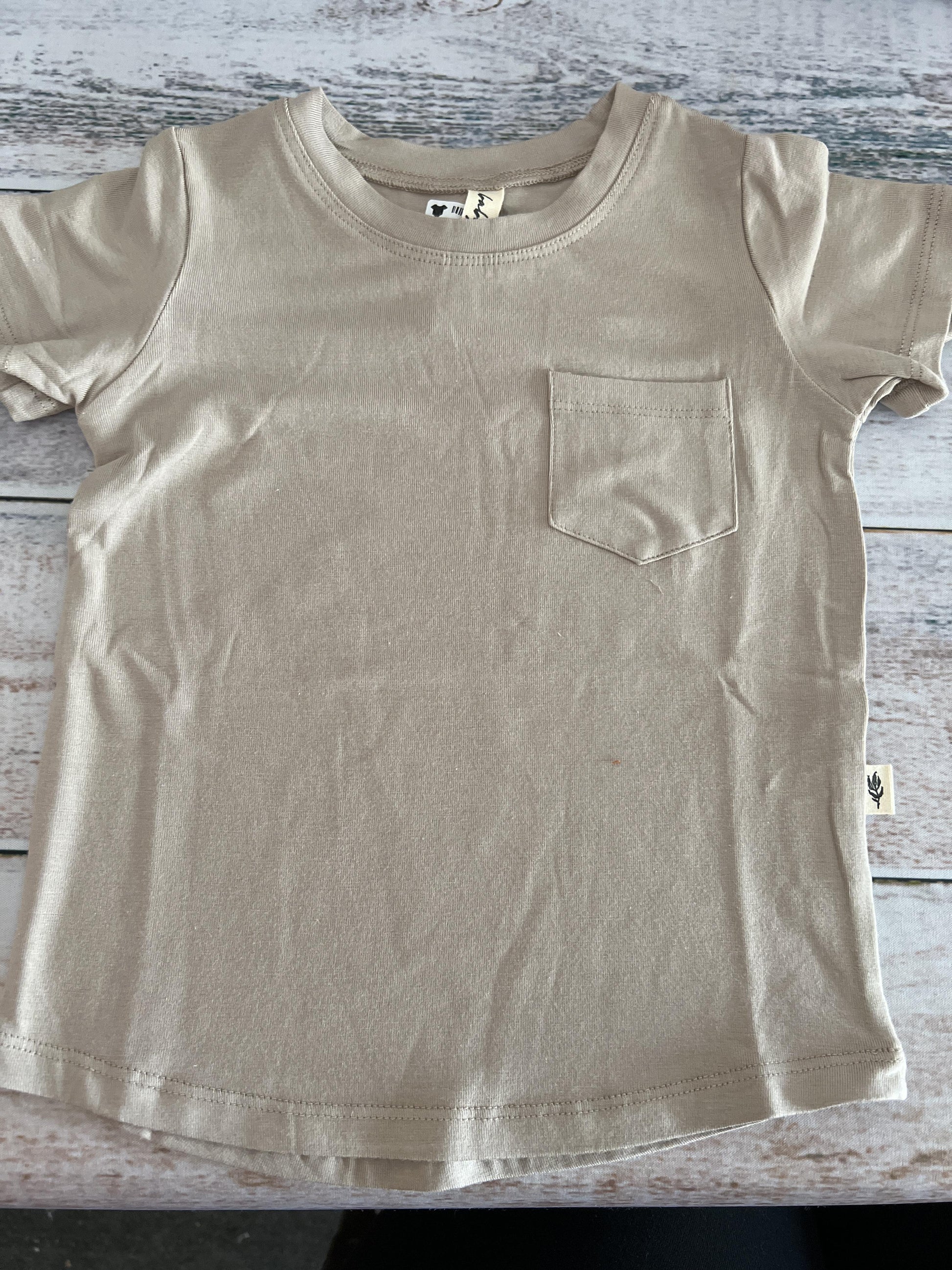 BabySprouts co Boys Tan T-Shirt Size: 2T Tan