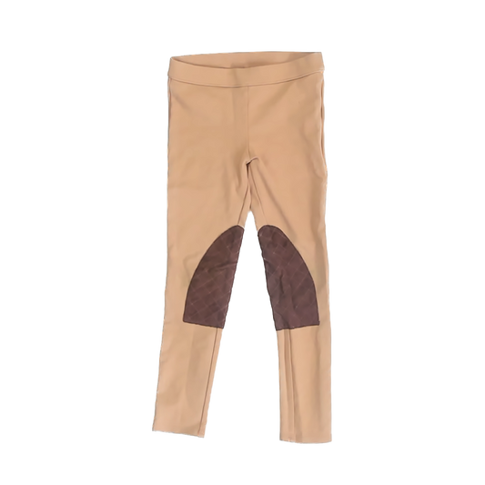 Janie and Jack Girls Tan Leggings Size: 7 Years Tan