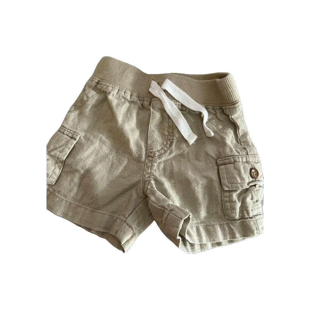 Carters Unisex Tan Shorts Size: 6 months Tan