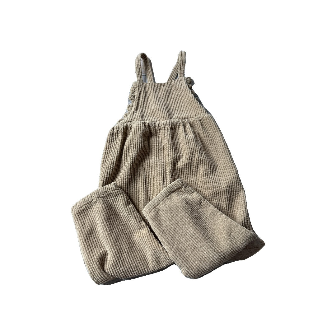 Zara Girls Tan Overalls Size: 2-3 Years Tan
