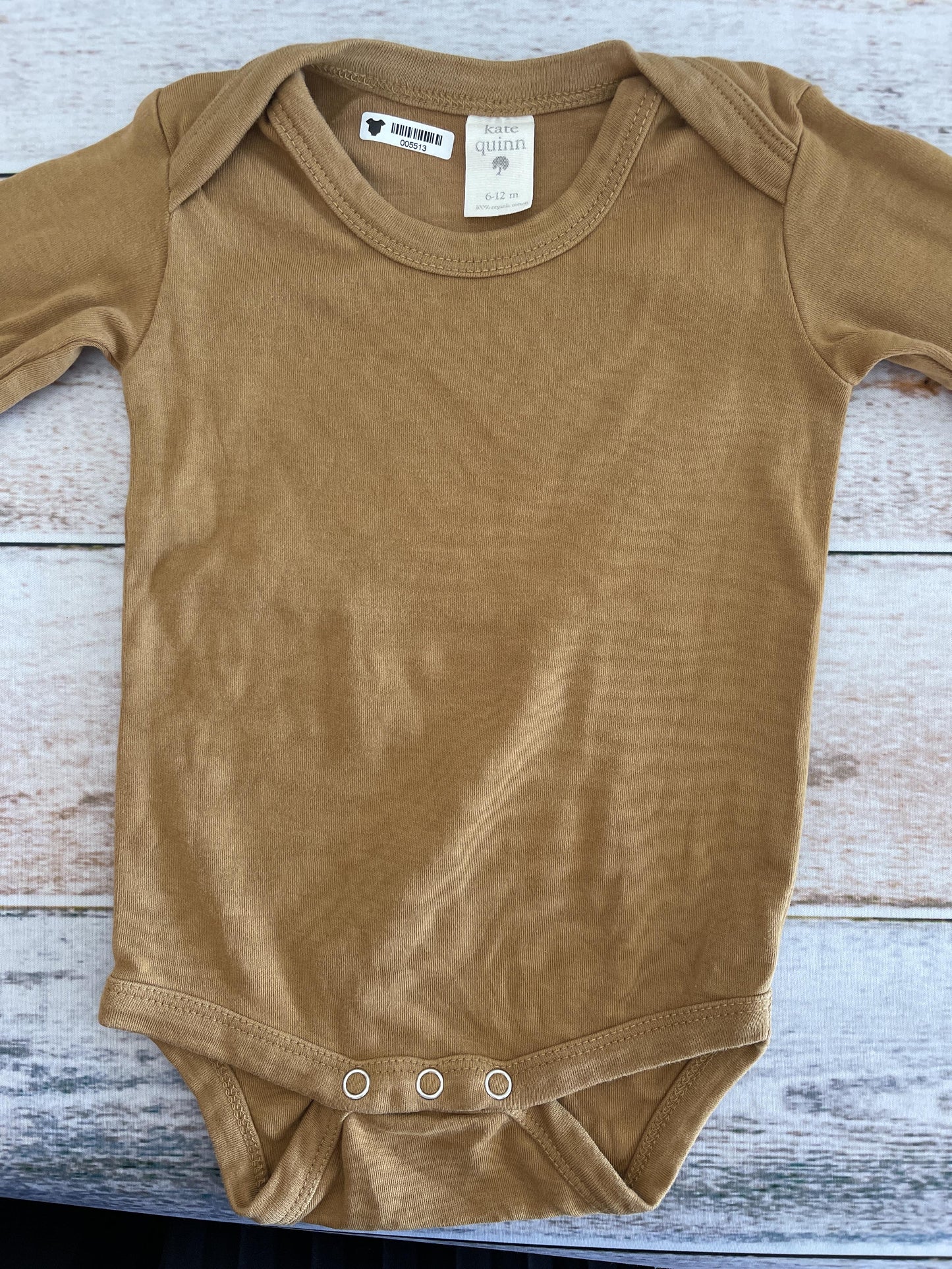 Kate Quinn Girls Tan Onesie Size: 6-12 months Tan