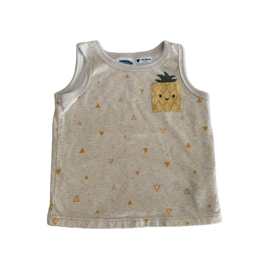 Old Navy Boys Tan Tank Top Size: 6-12 months Tan