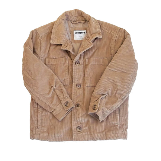 Old Navy Boys Tan Jacket Size: 6-7 Years Tan