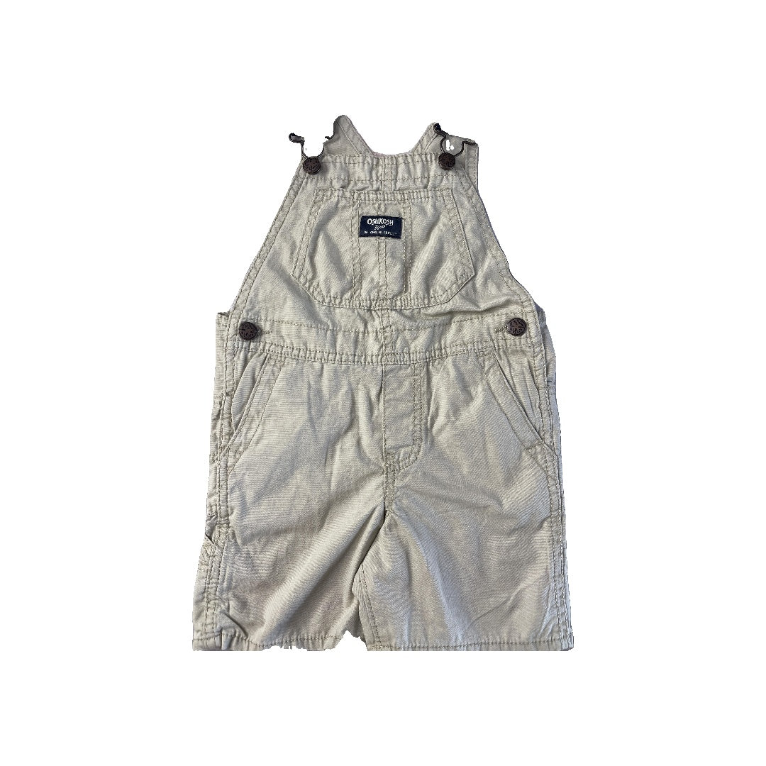 OshKosh Boys Tan Overalls Size: 3T Tan