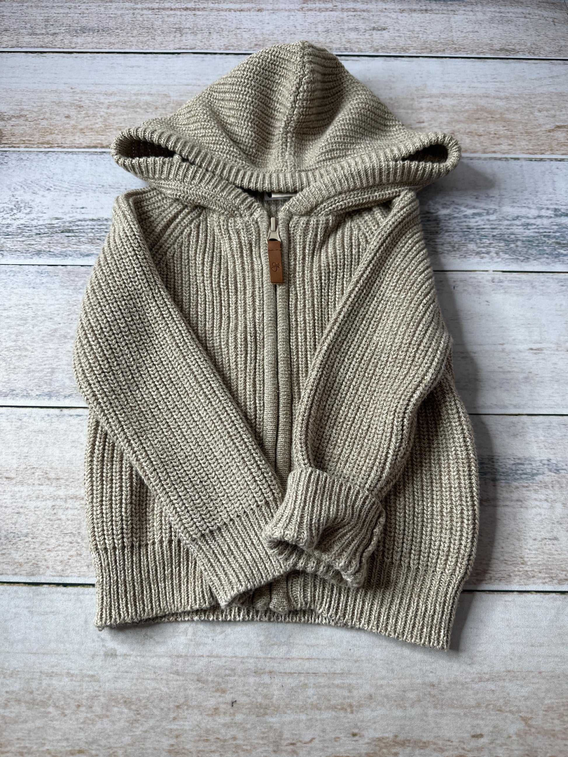 Goumi Unisex Tan Sweater Size: 12-18 months Tan