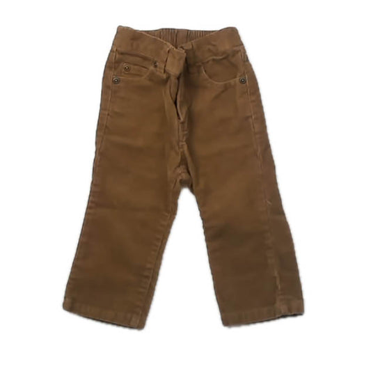 Janie and Jack Boys Tan Corduroy Pants Size: 12-18 Months Tan