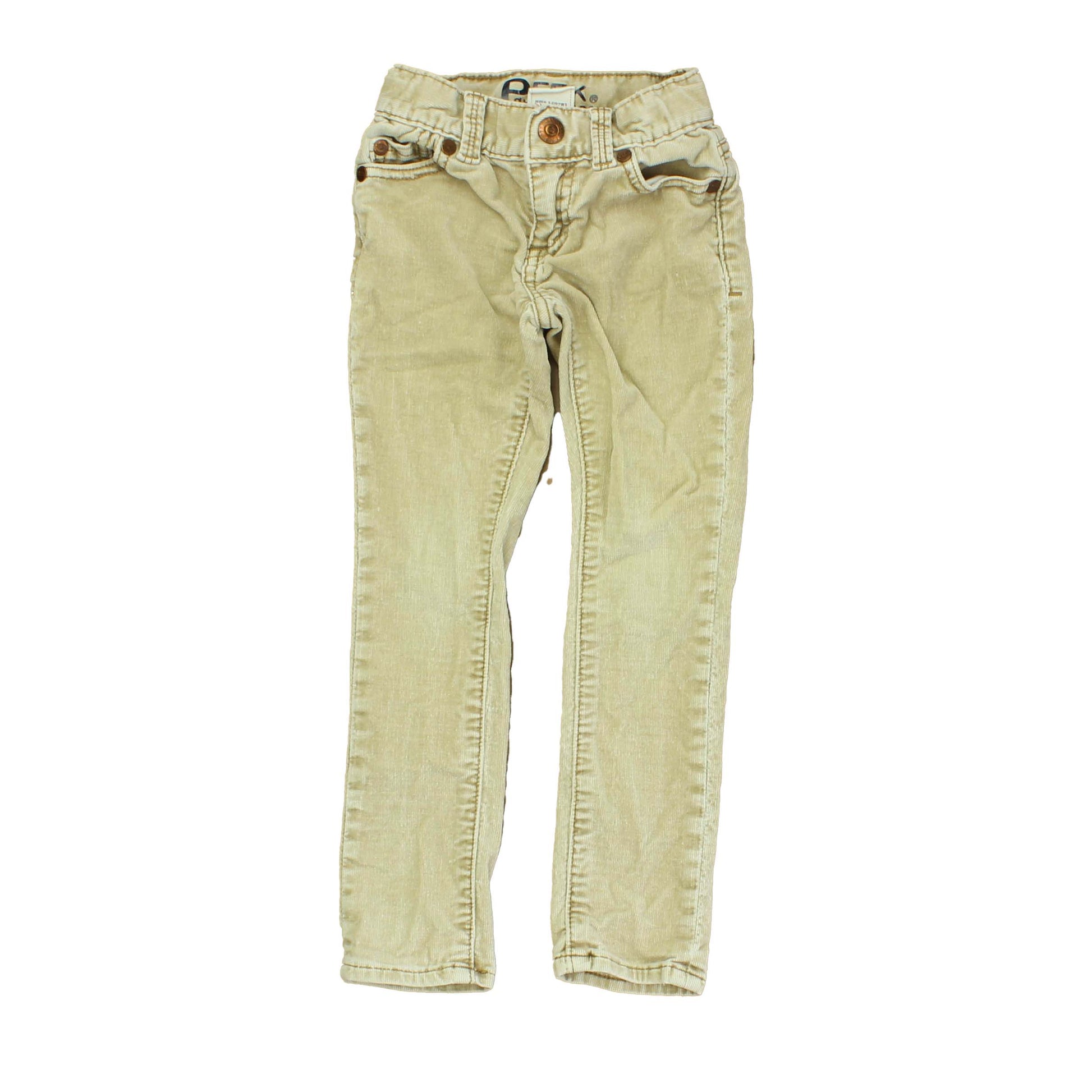 Peek Boys Tan Corduroy Pants Size: 2T Tan