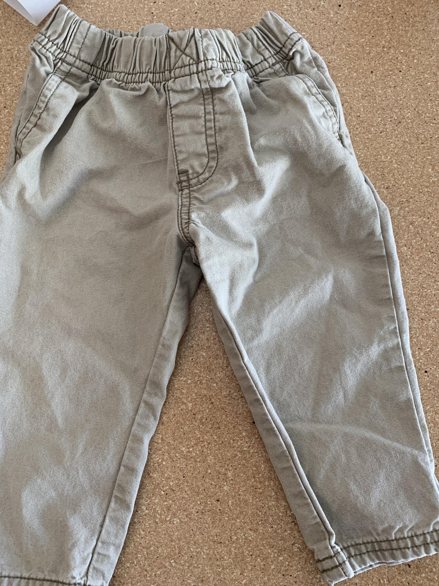 Boys Tan Pants Size: 12M Tan