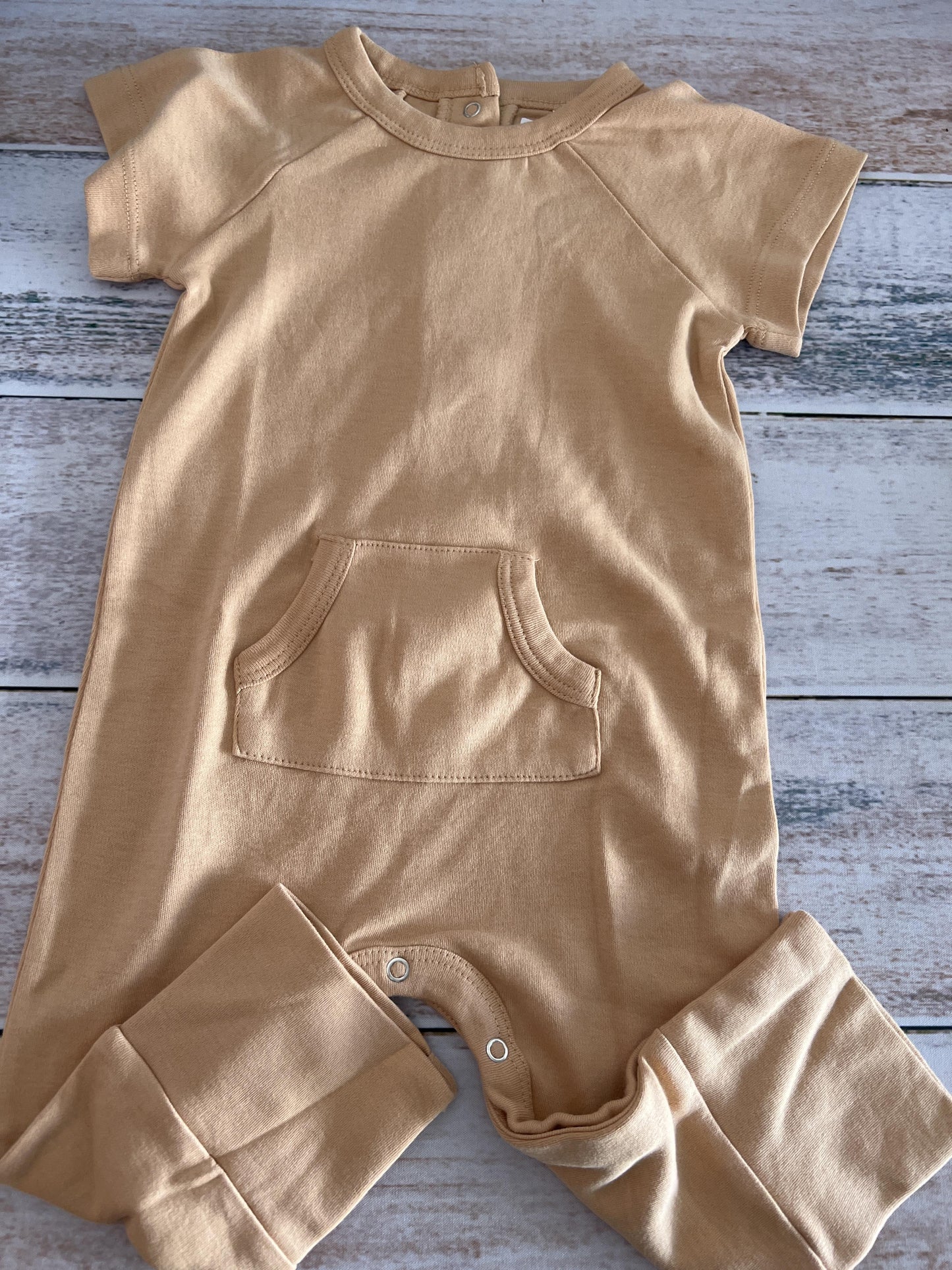 Kate Quinn Girls Tan Romper Size: 12-18 months Tan