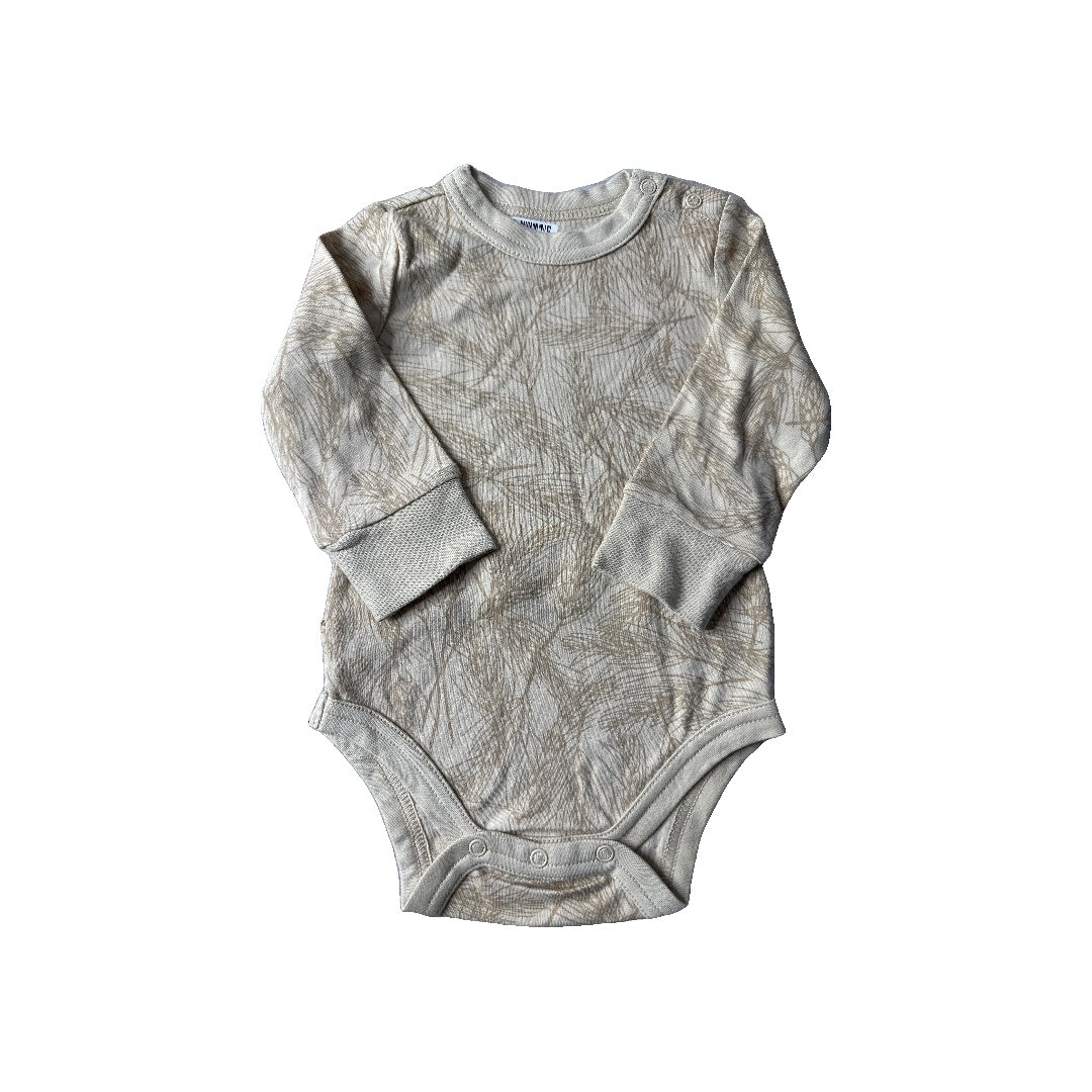 Goumi Unisex Tan Onesie Size: 3-6 months Tan