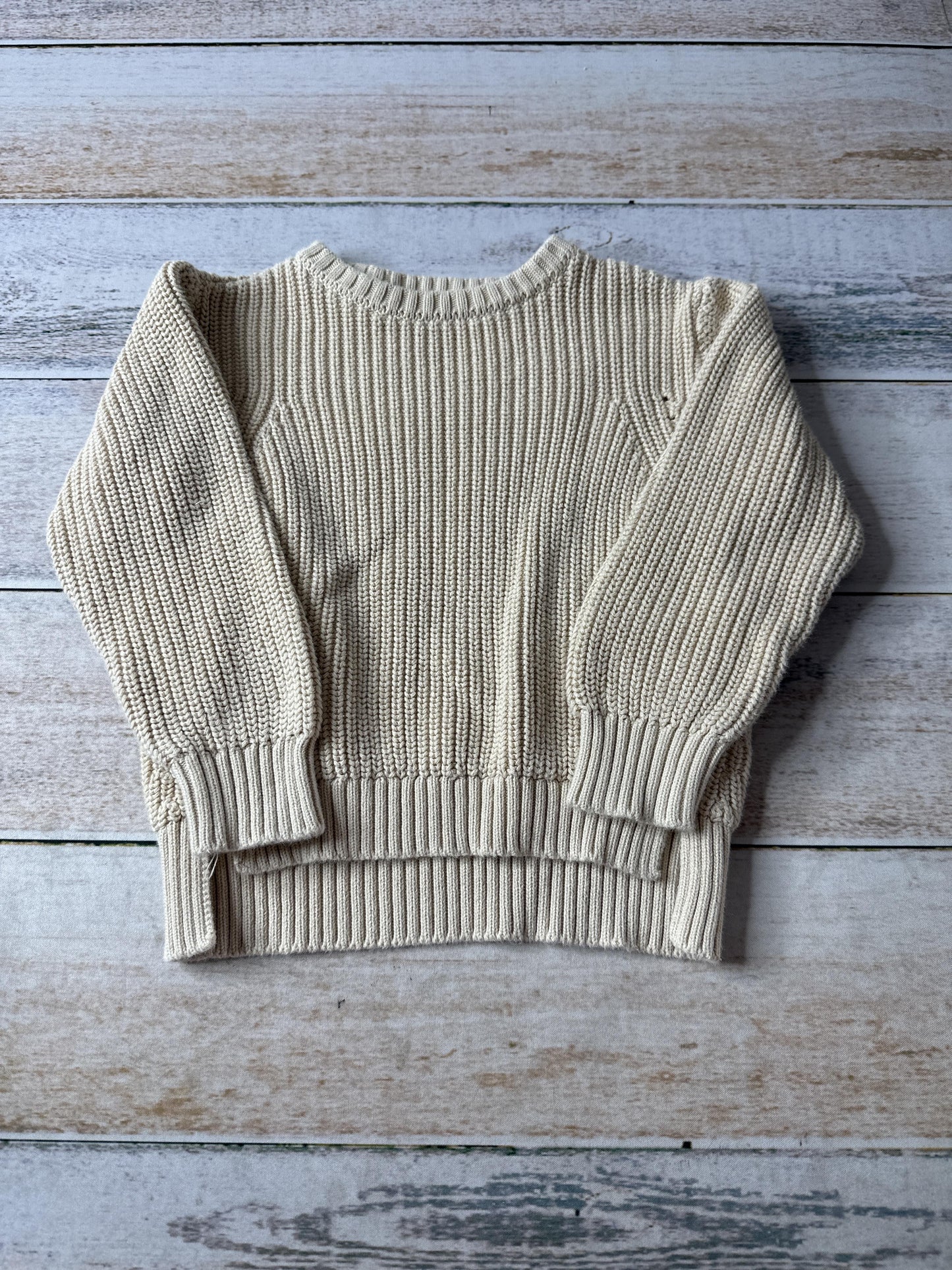 The Simple Folk Boys Tan Sweater Size: 3-4 Years Tan