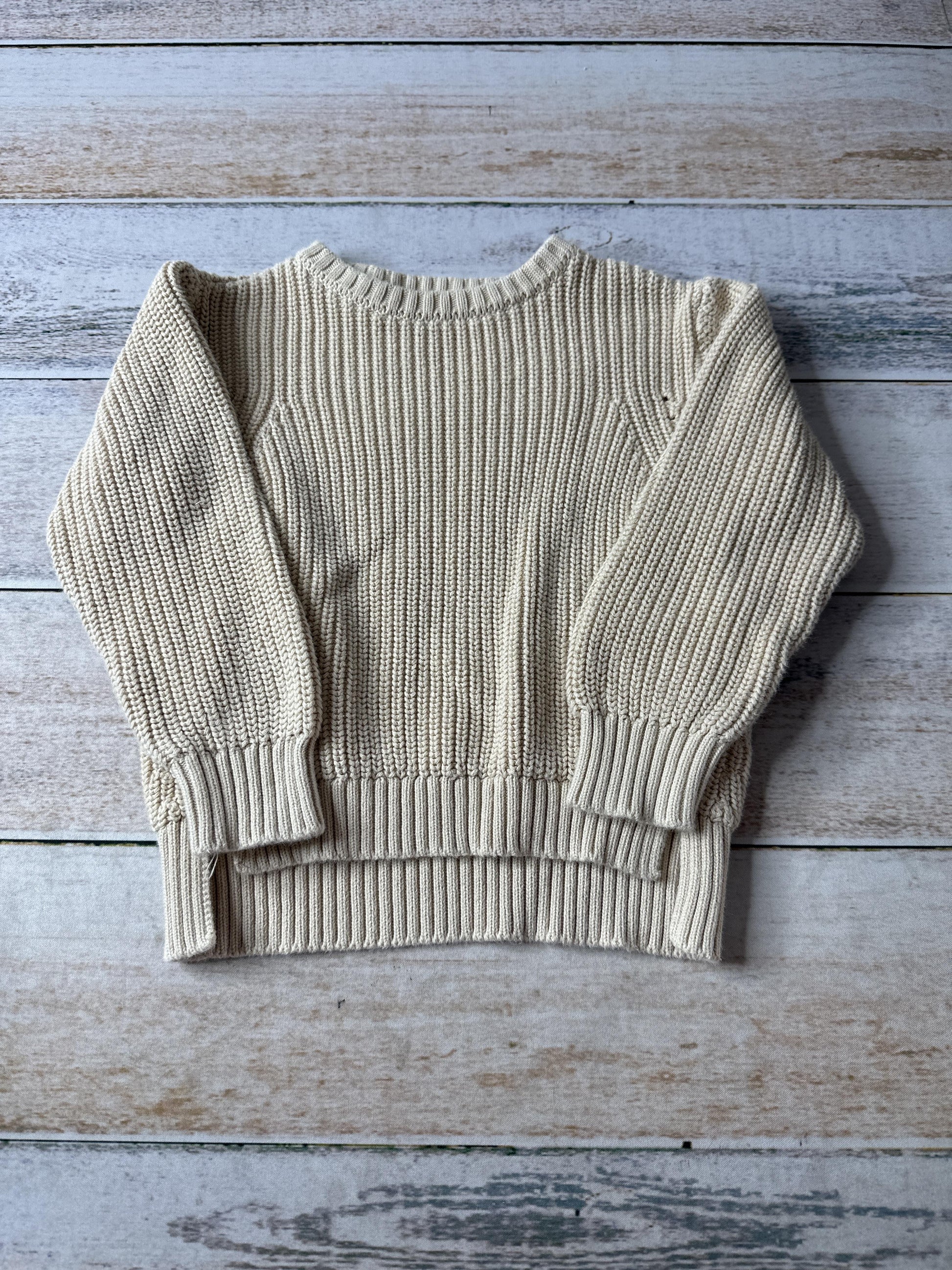 The Simple Folk Boys Tan Sweater Size: 3-4 Years Tan