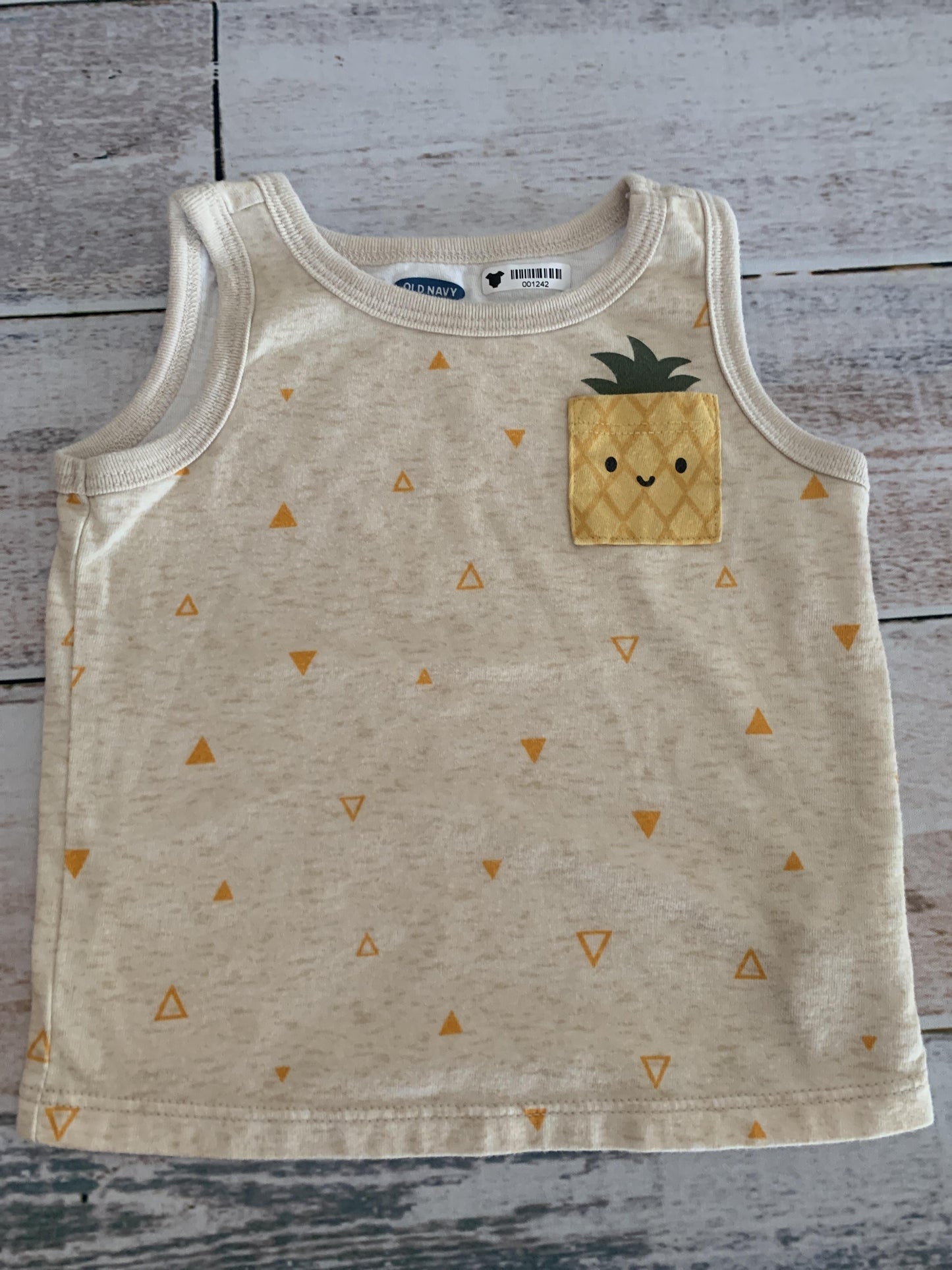 Old Navy Boys Tan Tank Top Size: 6-12 months Tan