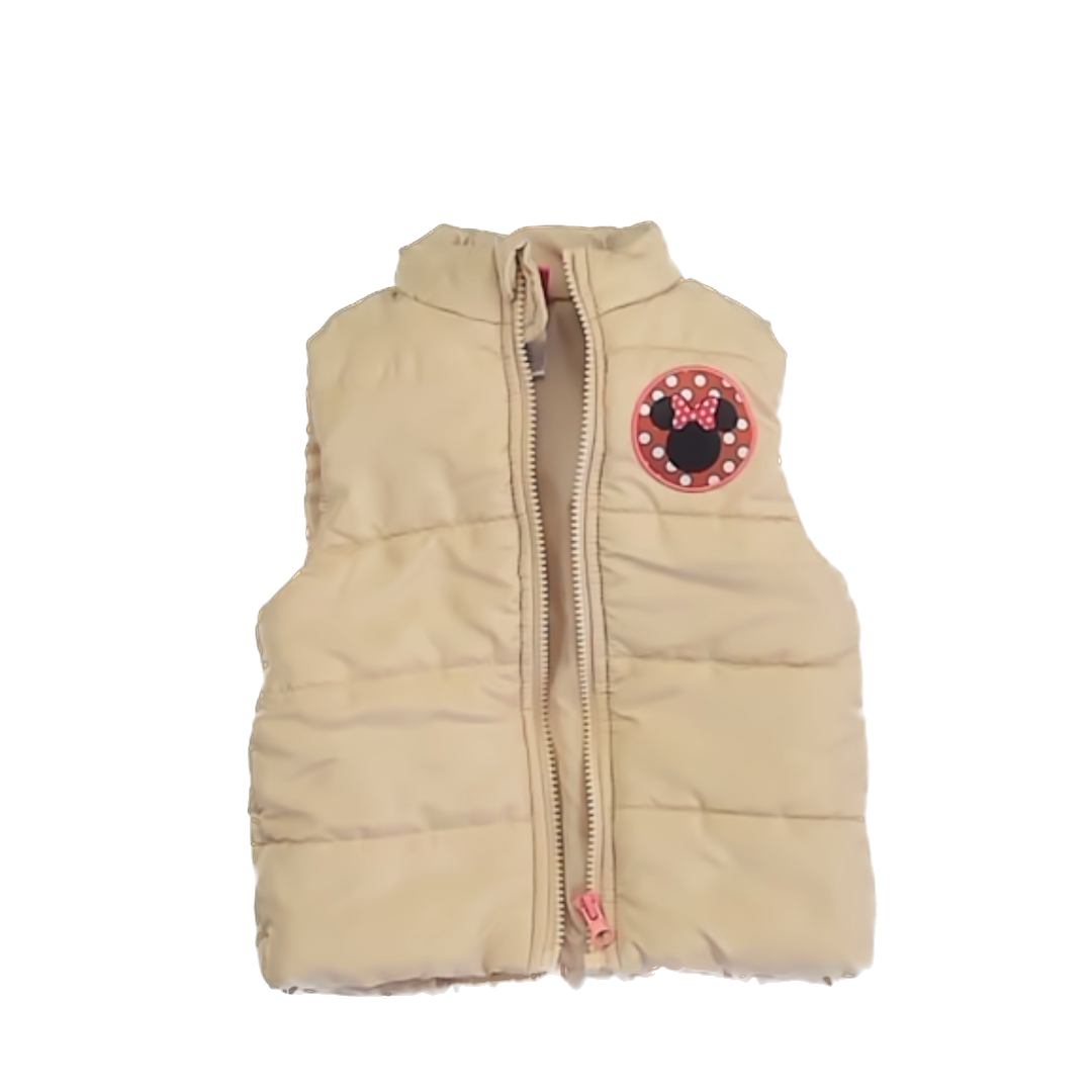 Minnie Mouse Girls Tan Vest Size: 2T Tan